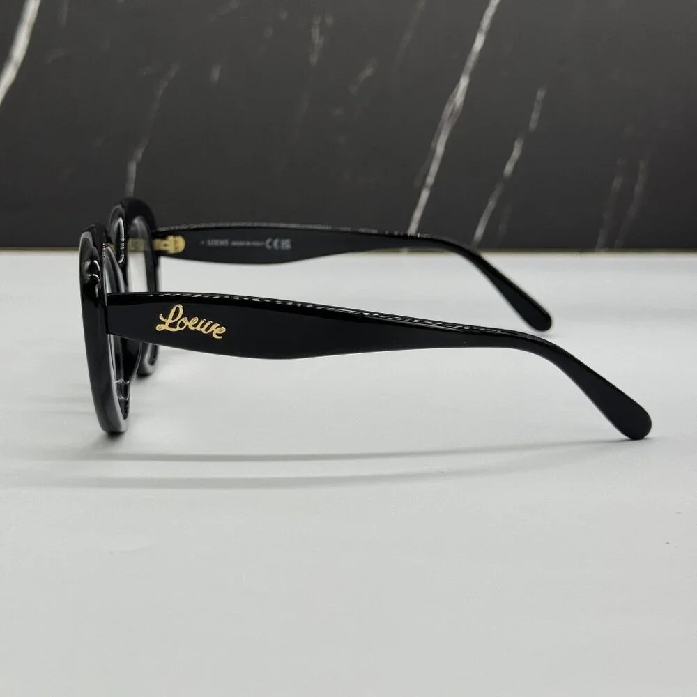 NEW LOEWE LW50088I 001 WOMEN EYEGLASSES BLACK OVAL LOEWE EYEWEAR